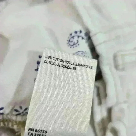 Women's Free People FP We The Free high waisted cotton shorts cream size small - Picture 8 of 8